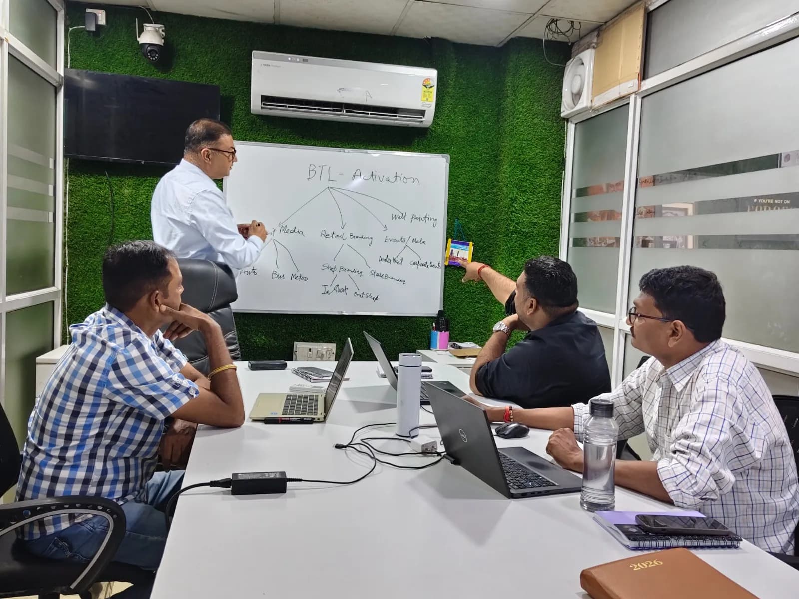 Team at work